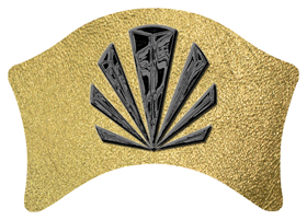 DABAN-602-BK-SH-GD Black Sunburst Shimmer Gold